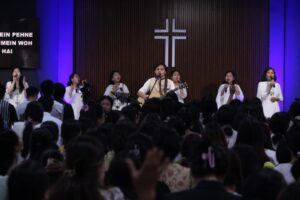 RBIM worship team leading praise